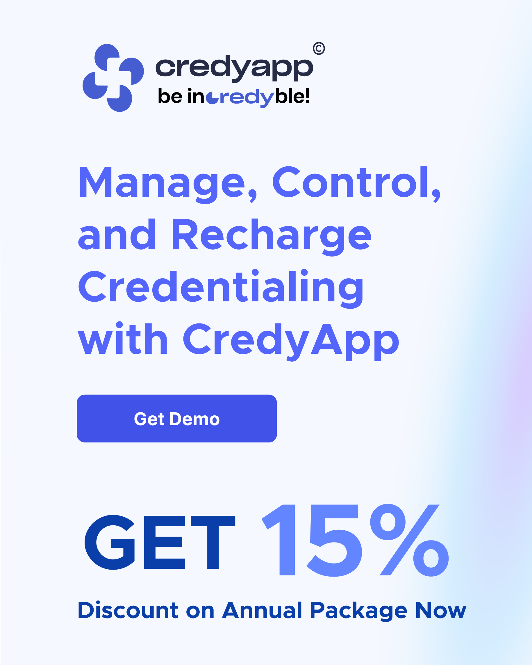 baner credy app - save 15%
