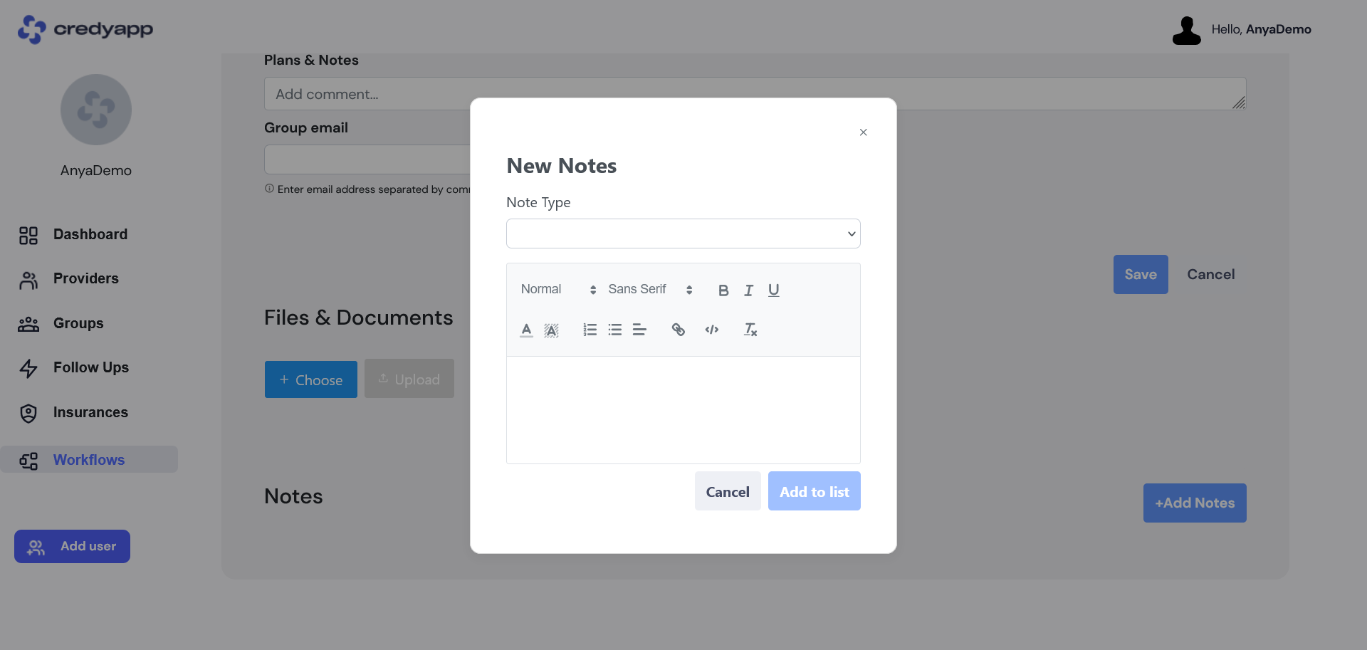 add notes